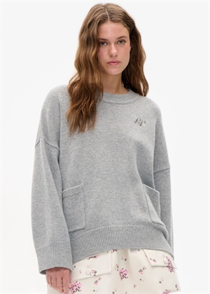 Christel strik Grey Melange Baum Und Pferdgarten 